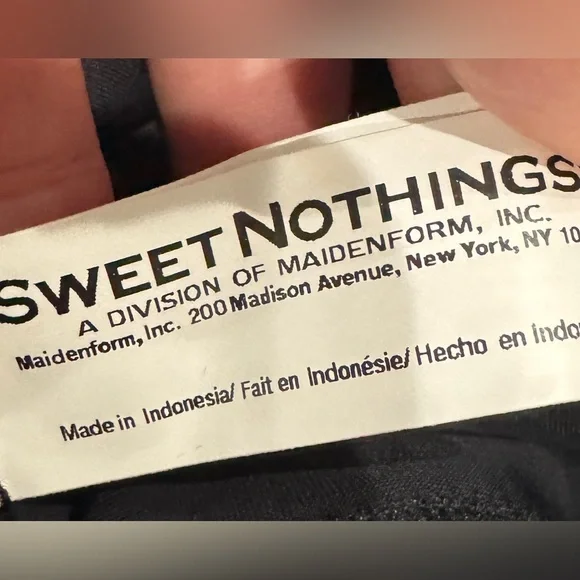 Sweet Nothing by Maidenform Black Athletic Dress Size Small - Picture 3 of 6